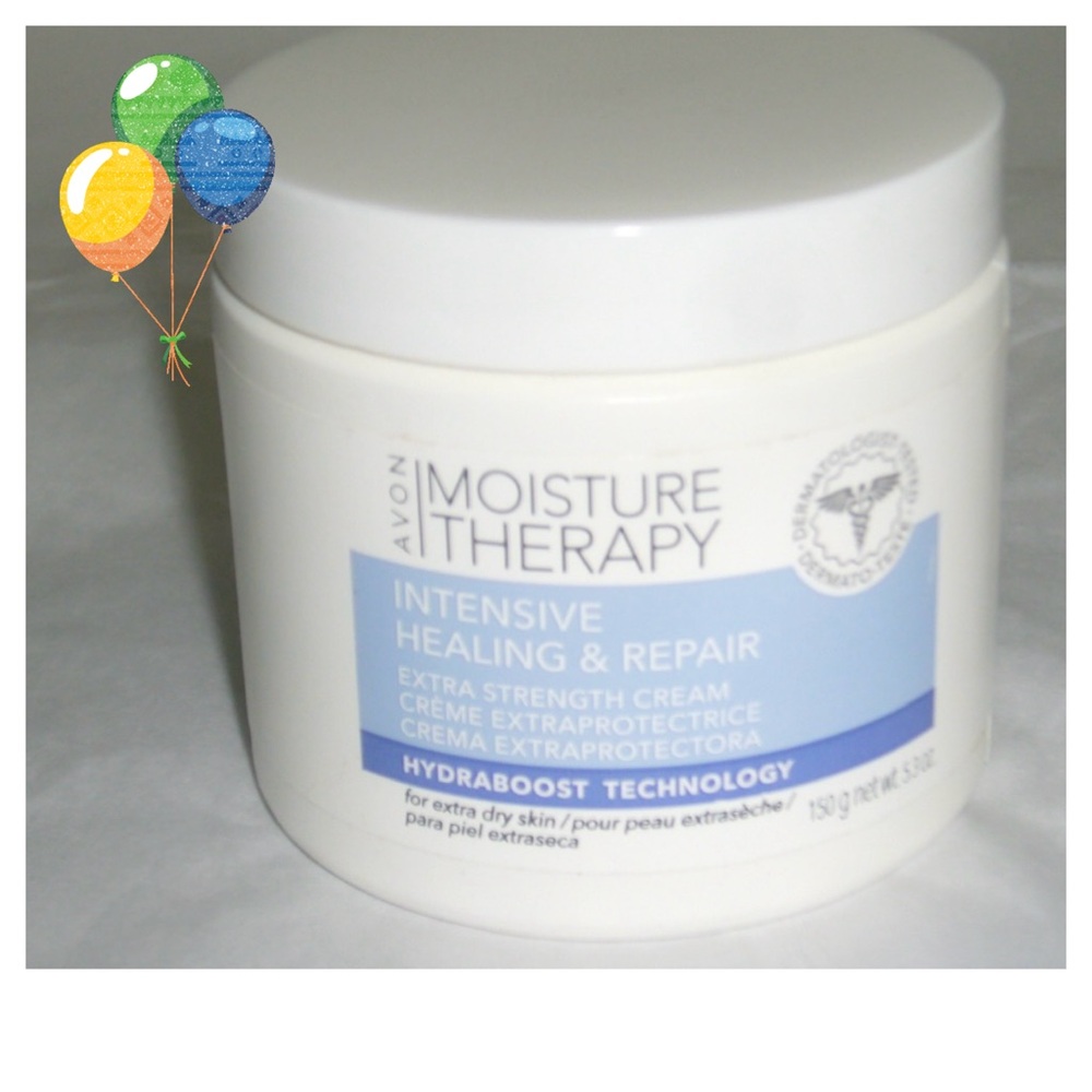 Avon moisture Therapy intensive healing, and repair extra strength cream.